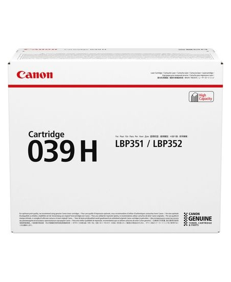 Canon CRG 039H (0288C002) Lazerinė kasetė, Juoda