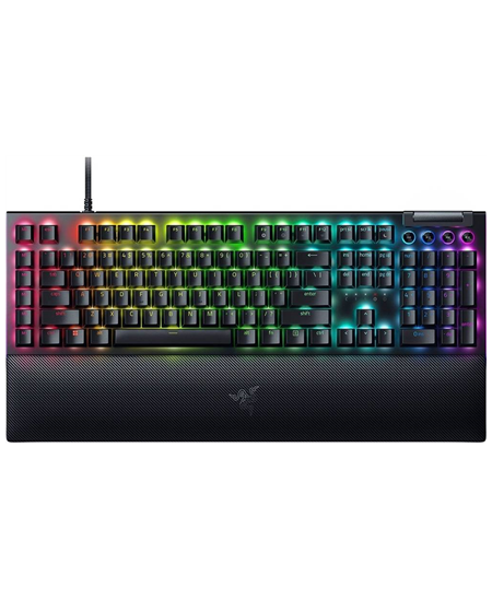 Razer | BlackWidow V4 | Mechanical Gaming keyboard | Wired | RGB LED light | US | Black | Yellow Switches