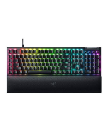 Razer | BlackWidow V4 | Mechanical Gaming keyboard | Wired | RGB LED light | US | Black | Yellow Switches