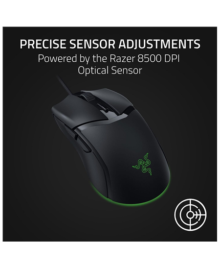 Razer Gaming Mouse  Cobra Wired, 8500 DPI, Black