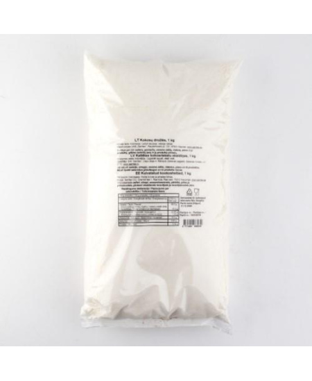 Kokoso drožlės, vidutinės, riebumas 58%, baltos, 1 kg