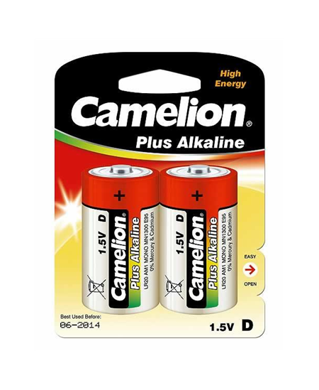 Camelion D/LR20, Plus Alkaline, 2 pc(s)