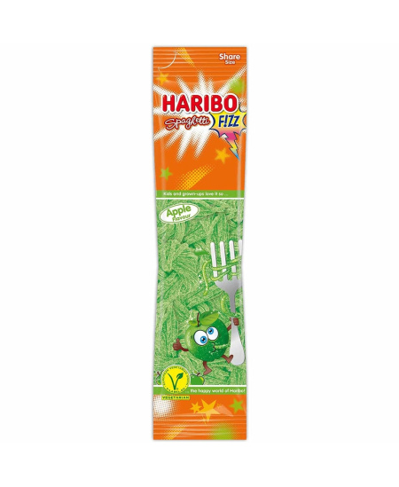 Guminukai HARIBO, Spaghetti, Apple sour, 200 g
