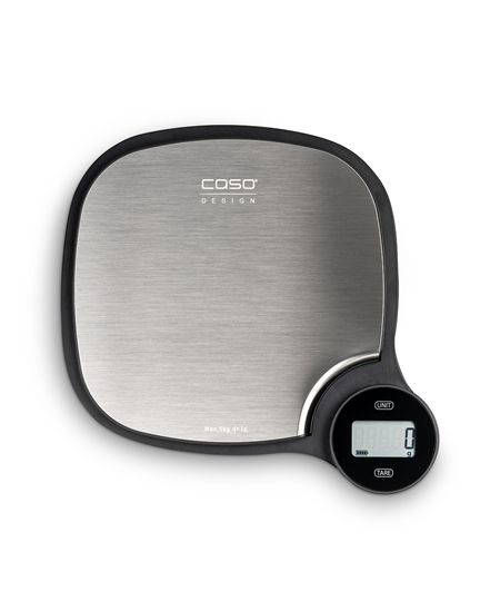 Caso Kitchen EcoMaster Scales Maximum weight (capacity) 5 kg, Graduation 1 g, Stainless Steel