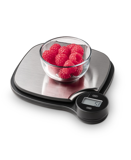 Caso Kitchen EcoMaster Scales Maximum weight (capacity) 5 kg, Graduation 1 g, Stainless Steel