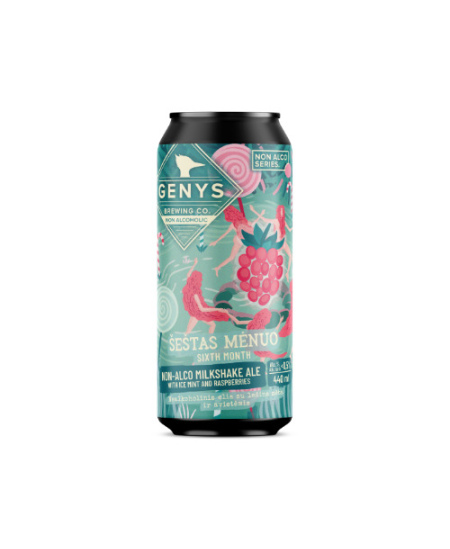 Nealkoholinis alus GENYS NON ALCO ŠEŠTAS MĖNUO, 0.0%, 0,44 l, skardinė