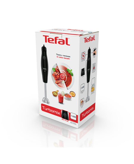 TEFAL | Blender | Turbomix HB1218 | Hand Blender | 350 W | Number of speeds Variable | Black