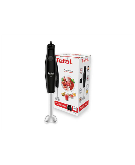 TEFAL | Blender | Turbomix HB1218 | Hand Blender | 350 W | Number of speeds Variable | Black