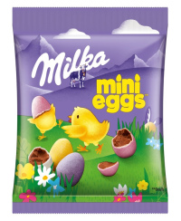 Šokoladiniai kiaušiniai MILKA Mini eggs, 100 g