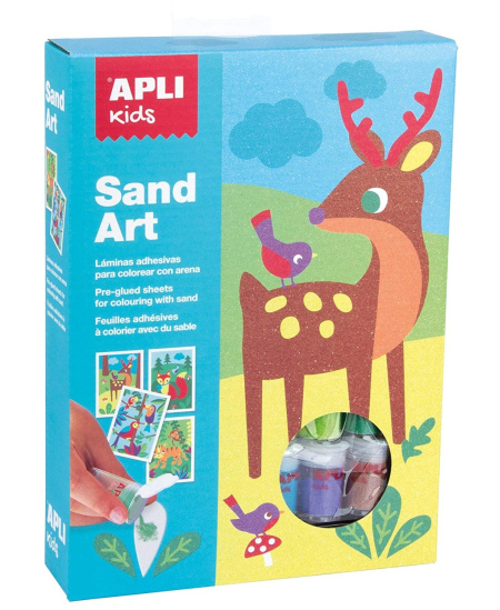 Kūrybinis rinkinys APLI Kids Spalvoto smėlio menas