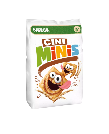 Pusryčių dribsniai  NESTLE, Cini Minis, su cinamonu, 450g
