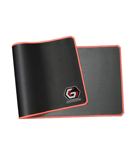 Gembird Gaming mouse pad PRO, extra large, Black/Red, Extra wide pad surface size 350 x 900 mm