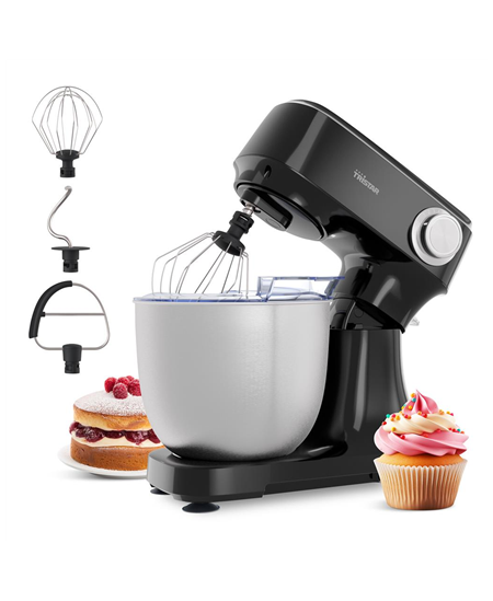 Tristar MX-4870 Kitchen Machine, 800 W, 4.5 L stainless steel bowl, Black