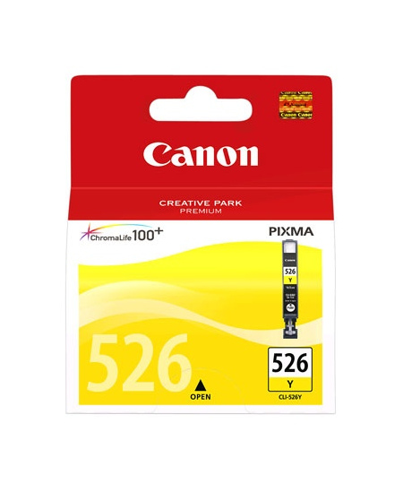 Canon CLI-526 Y (4543B001) Rašalinė kasetė, Geltona
