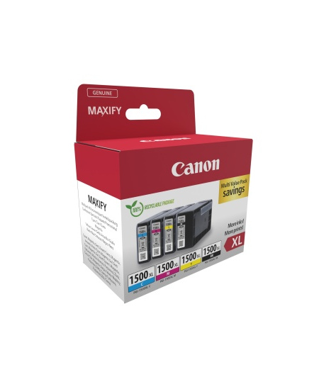 Canon PGI-1500XL (9182B010) Rašalinių kasečių komplektas, C/M/Y/BK