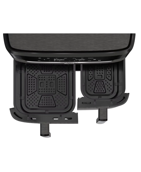 TEFAL | Air Fryer | EY942HE0 Easy Fry Dual XXL | Power 2700 W | Capacity 11 L | Black