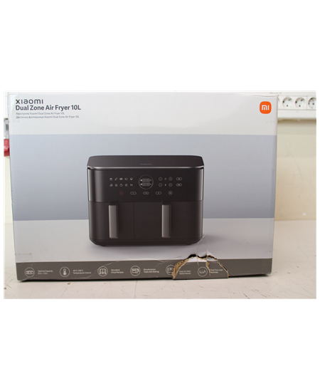 SALE OUT. Xiaomi Dual Zone Air Fryer EU | Power 2700 W | Capacity 10 L | Black | DAMAGED PACKAGING