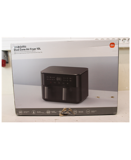 SALE OUT. Xiaomi Dual Zone Air Fryer EU | Power 2700 W | Capacity 10 L | Black | DAMAGED PACKAGING