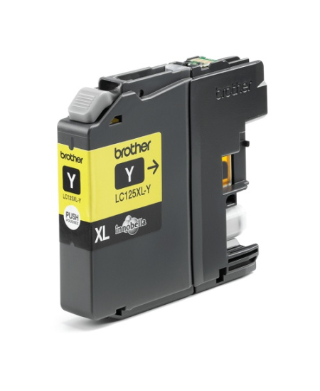Brother LC125XL (LC125XLY) Rašalinė kasetė, Geltona
