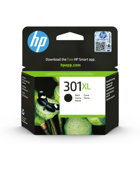 HP 301XL (CH563EE) Rašalinė kasetė, Juoda