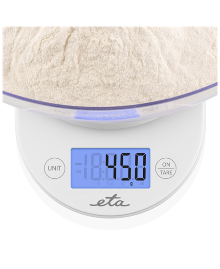 ETA | Kitchen scale with a bowl | ETA577090000 Mari | Graduation 1 g | Display type LCD | White
