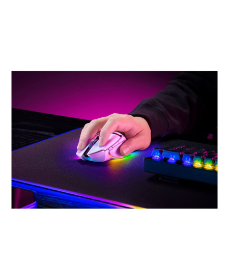 Razer | Gaming Mouse | Basilisk V3 Pro 35K | Optical mouse | Wireless | White | Yes