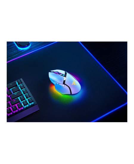 Razer | Gaming Mouse | Basilisk V3 Pro 35K | Optical mouse | Wireless | White | Yes