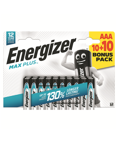 Energizer Max Plus LR03 BL10+10 | AAA
