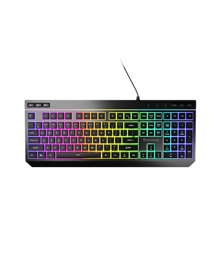 Genesis | Rhod 530 | Membrane Gaming Keyboard | Wired | US | Black | USB-A