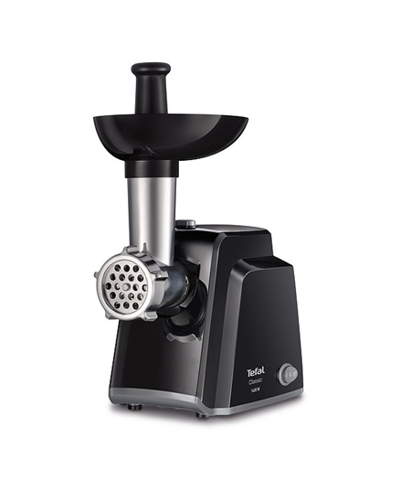 TEFAL | Meat mincer | NE105838 | Black | 1400 W | Number of speeds 1 | Throughput (kg/min) 1.7 | The set includes 3 stainless st