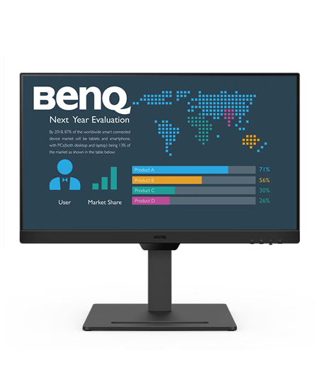 Benq BL2490T | 23.8 " | IPS | 16:9 | 100 Hz | 5 ms | 1920 x 1080 pixels | 250 cd/m² | HDMI ports quantity 2