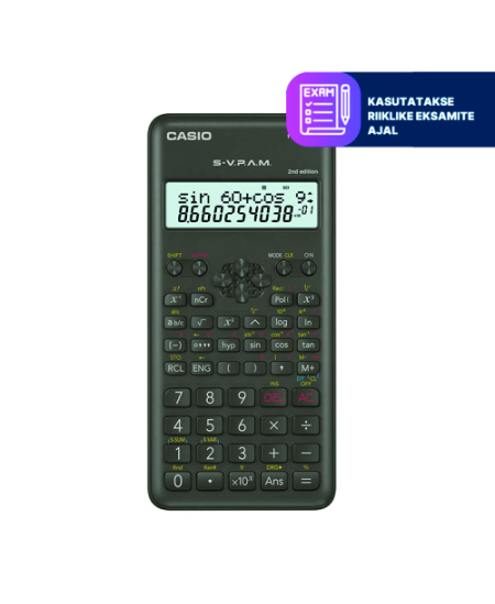 Mokslinis skaičiuotuvas CASIO FX-82MS, 85 x 157 x 23,2 mm