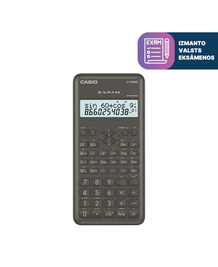 Mokslinis skaičiuotuvas CASIO FX-82MS, 85 x 157 x 23,2 mm