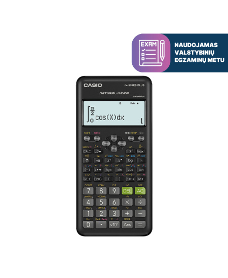 Mokslinis skaičiuotuvas CASIO FX-570ES PLUS II, 230 x 142 x 26mm