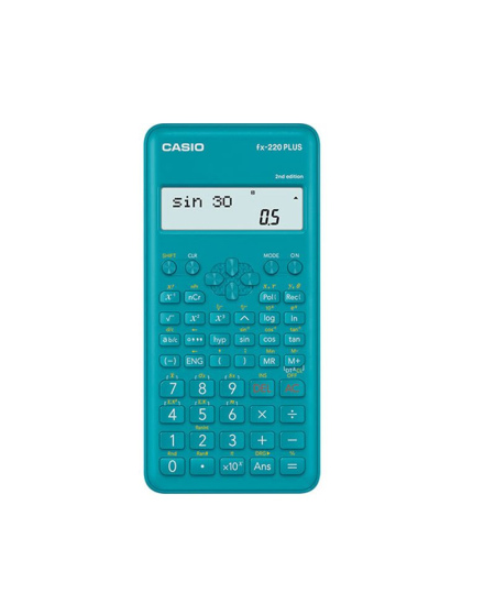 Mokslinis skaičiuotuvas CASIO FX-220 PLUS II, 78 x 155 x 19.5 mm