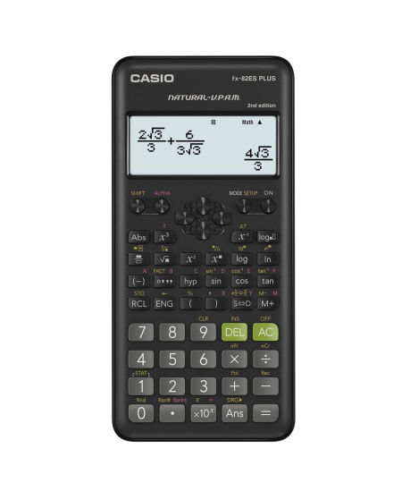 Mokslinis skaičiuotuvas CASIO FX-82ES PLUS II, 80 x 162 x 13.8 mm