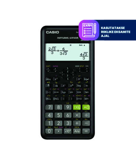 Mokslinis skaičiuotuvas CASIO FX-82ES PLUS II, 80 x 162 x 13.8 mm