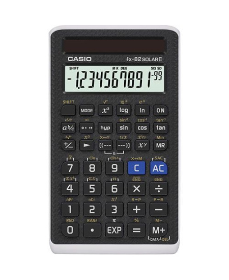Mokslinis skaičiuotuvas CASIO FX-82Solar II, 19 x 70 x 121 mm