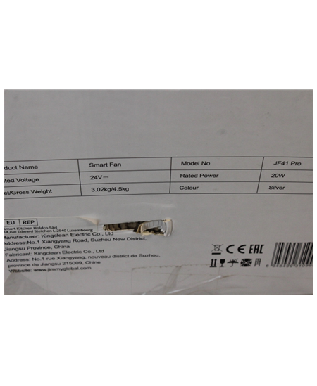 SALE OUT. Jimmy | JF41 Pro | Stand Fan | DAMAGED PACKAGING | Diameter 25 cm | Number of speeds 1 | Oscillation | 20 W | Remote c