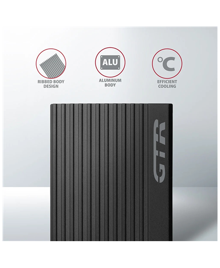 AXAGON External USB-C 3.2 Gen 2 metal box for M.2 NVMe SSDs | EEM2-GTR