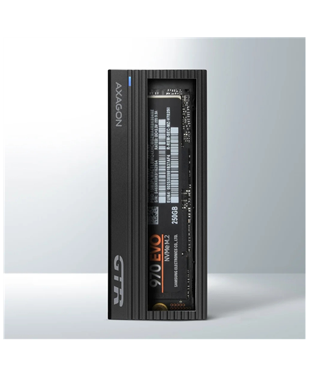 AXAGON External USB-C 3.2 Gen 2 metal box for M.2 NVMe SSDs | EEM2-GTR