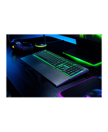 Razer Gaming Keyboard Ornata V3 X RGB LED light, NORD, Wired, Black, Silent Membrane, Numeric keypad