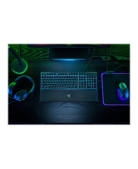 Razer Gaming Keyboard Ornata V3 X RGB LED light, NORD, Wired, Black, Silent Membrane, Numeric keypad