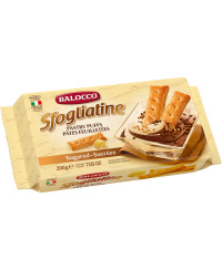 Sluoksniuotos tešlos sausainiai, BALOCCO, Sfogliatine Zuccherate, 200 g
