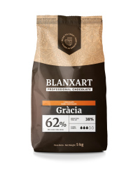 Juodas šokoladas BLANXART, Gracia 62 %, 5 kg