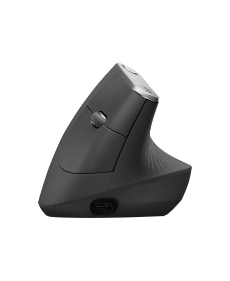 Logitech | Ergonomic Mouse | MX VERTICAL | Wireless | USB, Bluetooth | Graphite