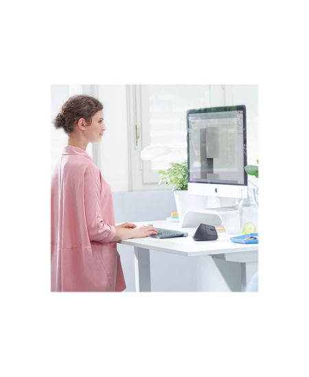 Logitech | Ergonomic Mouse | MX VERTICAL | Wireless | USB, Bluetooth | Graphite