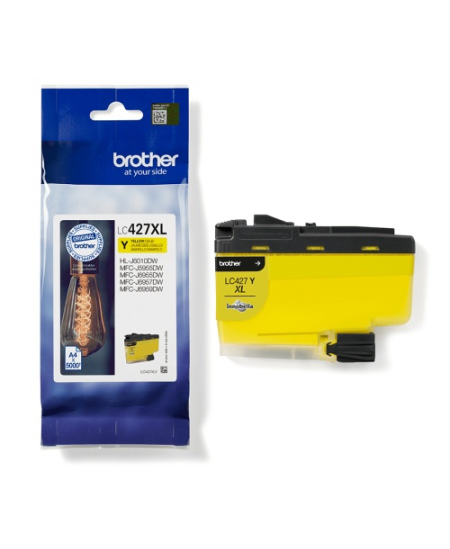 Brother LC-427XLY (LC427XLY) Rašalinė kasetė, Geltona