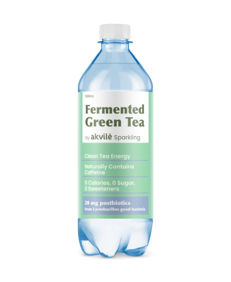 Funkcinis gaivusis gėrimas FERMENTED GREEN TEA BY AKVILĖ, 0,6l