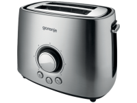 Gorenje | Toaster | T1000E | Power 1000 W | Number of slots 2 | Housing material  Metal | Stainless Steel